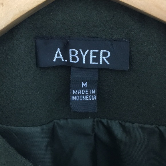 A. Byer Green Polyester Button Jacket *NWOT* - Picture 4 of 8